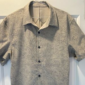 Lululemon shirt sleeve button-down shirt.